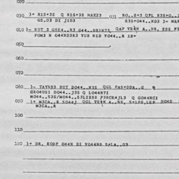 Eastern questionnaire, answ...