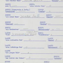 Western questionnaire, answ...