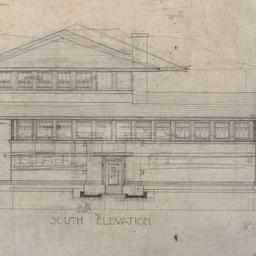Working drawing #5: South e...