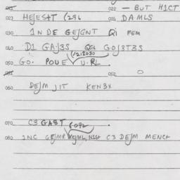 Eastern questionnaire, answ...