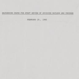 Avoiding Nuclear War
