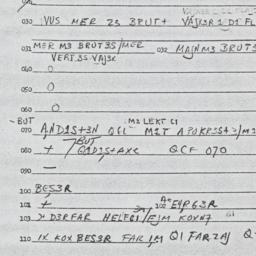 Eastern questionnaire, answ...