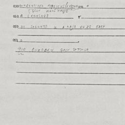 Eastern questionnaire, answ...