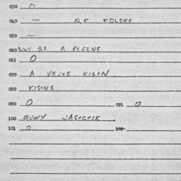 Eastern questionnaire, answ...
