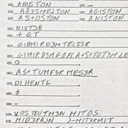 Eastern questionnaire, answ...