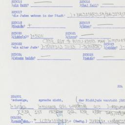 Western questionnaire, answ...