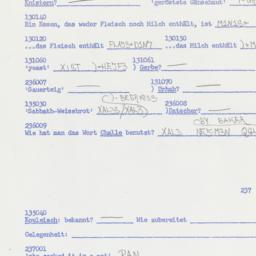 Western questionnaire, answ...