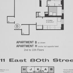 511 E. 80 Street, B-h: 2-11