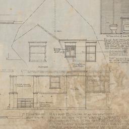 Plan, elevation, section, d...