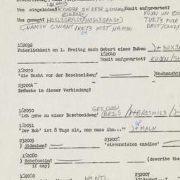 Western questionnaire, answ...