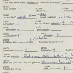 Western questionnaire, answ...