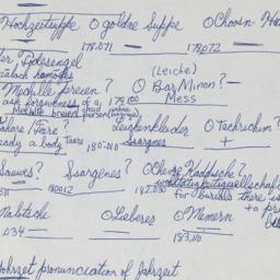 Western questionnaire, answ...