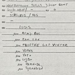 Eastern questionnaire, answ...