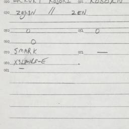 Eastern questionnaire, answ...