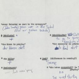 Western questionnaire, answ...