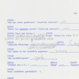 Western questionnaire, answ...