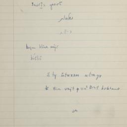 Eastern questionnaire, blue...