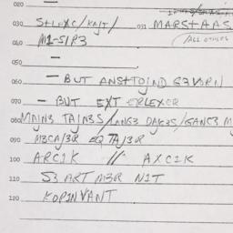 Eastern questionnaire, answ...