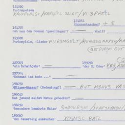 Western questionnaire, answ...