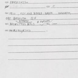 Eastern questionnaire, answ...