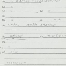 Eastern questionnaire, answ...