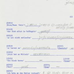 Western questionnaire, answ...