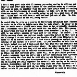 Letter from Dorothy Swaine ...