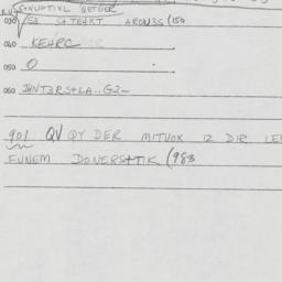 Eastern questionnaire, answ...