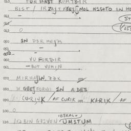 Eastern questionnaire, answ...