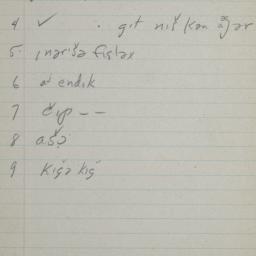 Eastern questionnaire, blue...