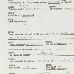 Western questionnaire, answ...