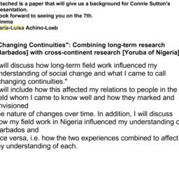 Announcements, 2013-10-07. ...