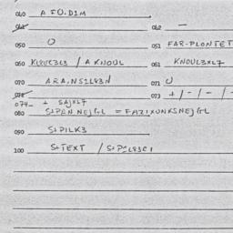 Eastern questionnaire, answ...