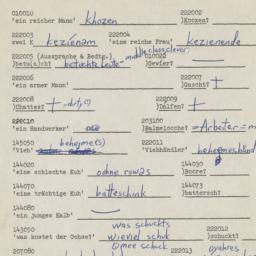 Western questionnaire, answ...