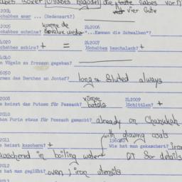 Western questionnaire, answ...