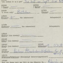 Western questionnaire, answ...