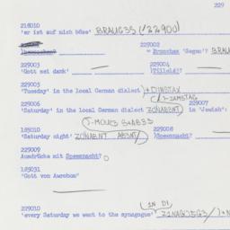 Western questionnaire, answ...
