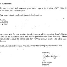 Correspondence, 2003-07-10....