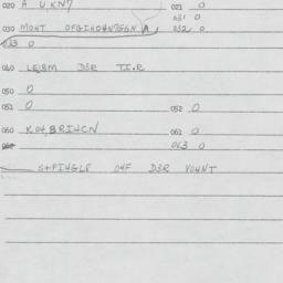 Eastern questionnaire, answ...