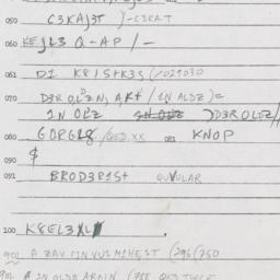 Eastern questionnaire, answ...
