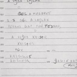 Eastern questionnaire, answ...