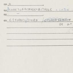 Eastern questionnaire, answ...