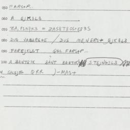 Eastern questionnaire, answ...