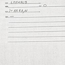 Eastern questionnaire, answ...