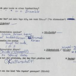 Western questionnaire, answ...