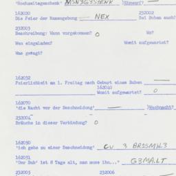 Western questionnaire, answ...