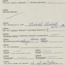 Western questionnaire, answ...