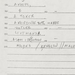 Eastern questionnaire, answ...