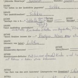 Western questionnaire, answ...