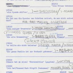 Western questionnaire, answ...